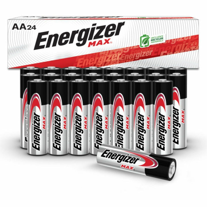 Image of Energizer® Max Aa Alkaline Batteries, 1.5 V, 4/pack, 6 Packs/box