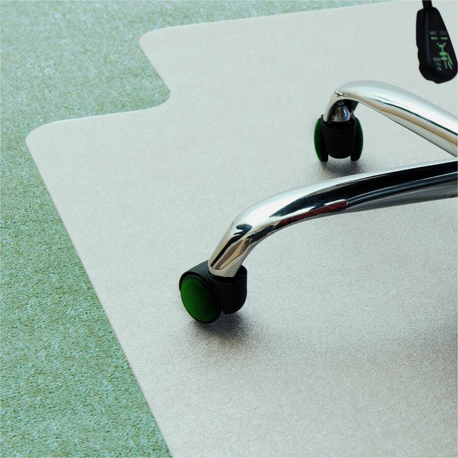 Image of Floortex® Chairmat,f/Carpet, APET,Lip,45"x53",Clear
