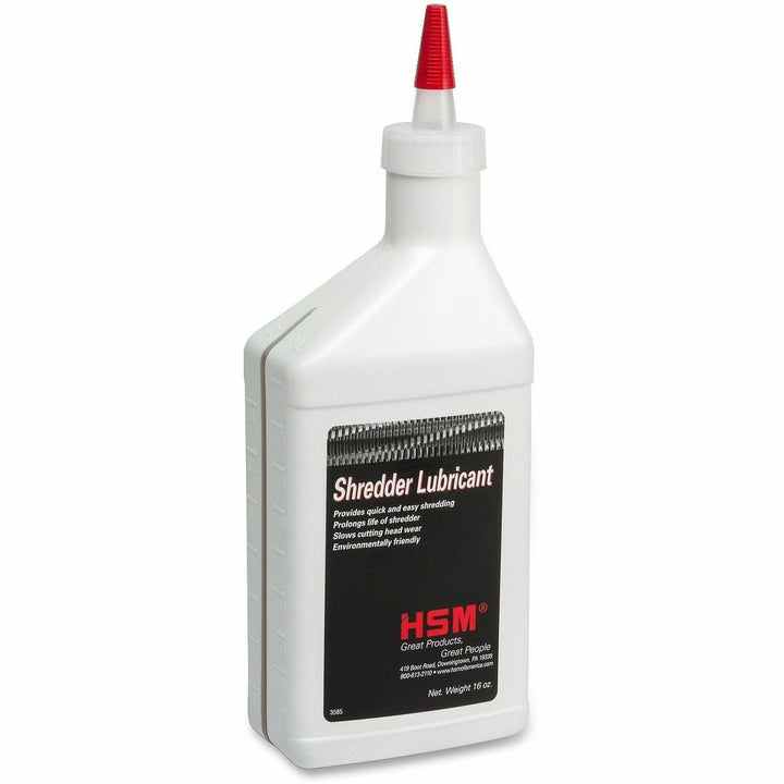 Image of HSM 3200000002 Shredder Lubricant Oil, 16 fl oz, Clear, 1 Each