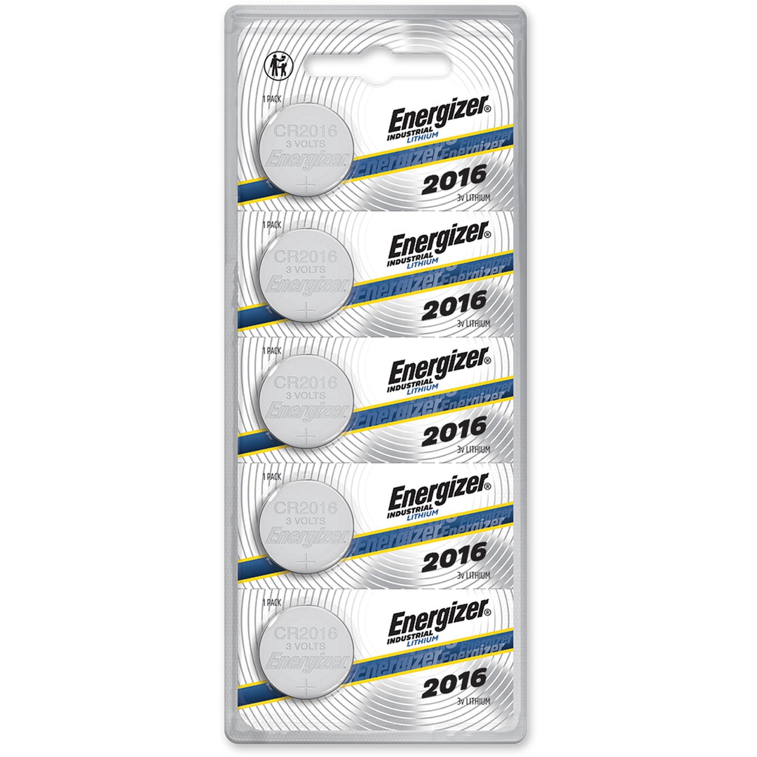 Image of Eveready® Batteries, Lithium, Industrial, 2016, 5/PK, 20PK/BX, Silver