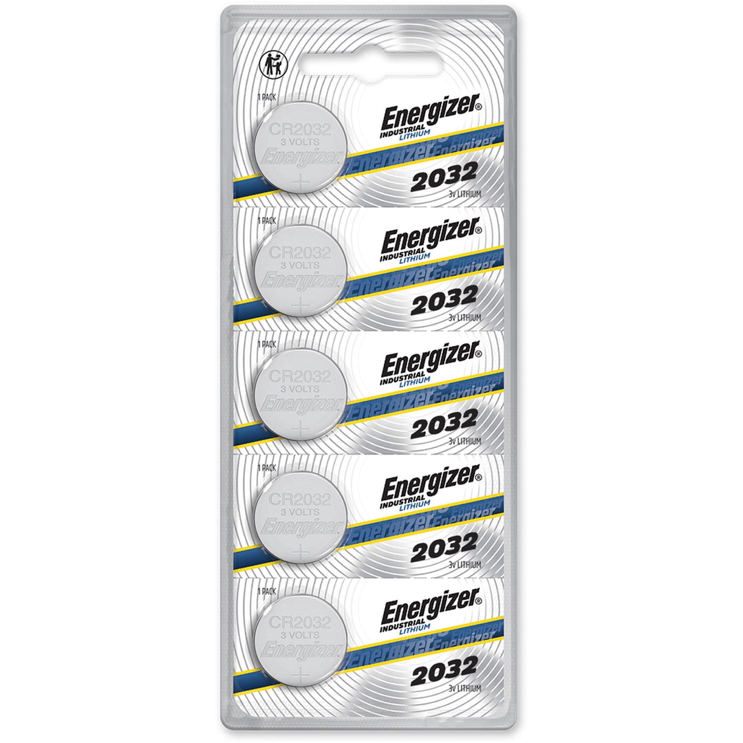 Image of Eveready® Batteries, Lithium, Industrial, 2032, 5/PK, 20PK/BX, Silver