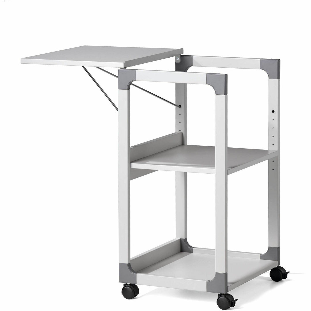 Image of Durable® 3-Tier Multimedia Trolley for Projectors, Metal, 3 Shelves, 20 x 17 x 34.75, Gray