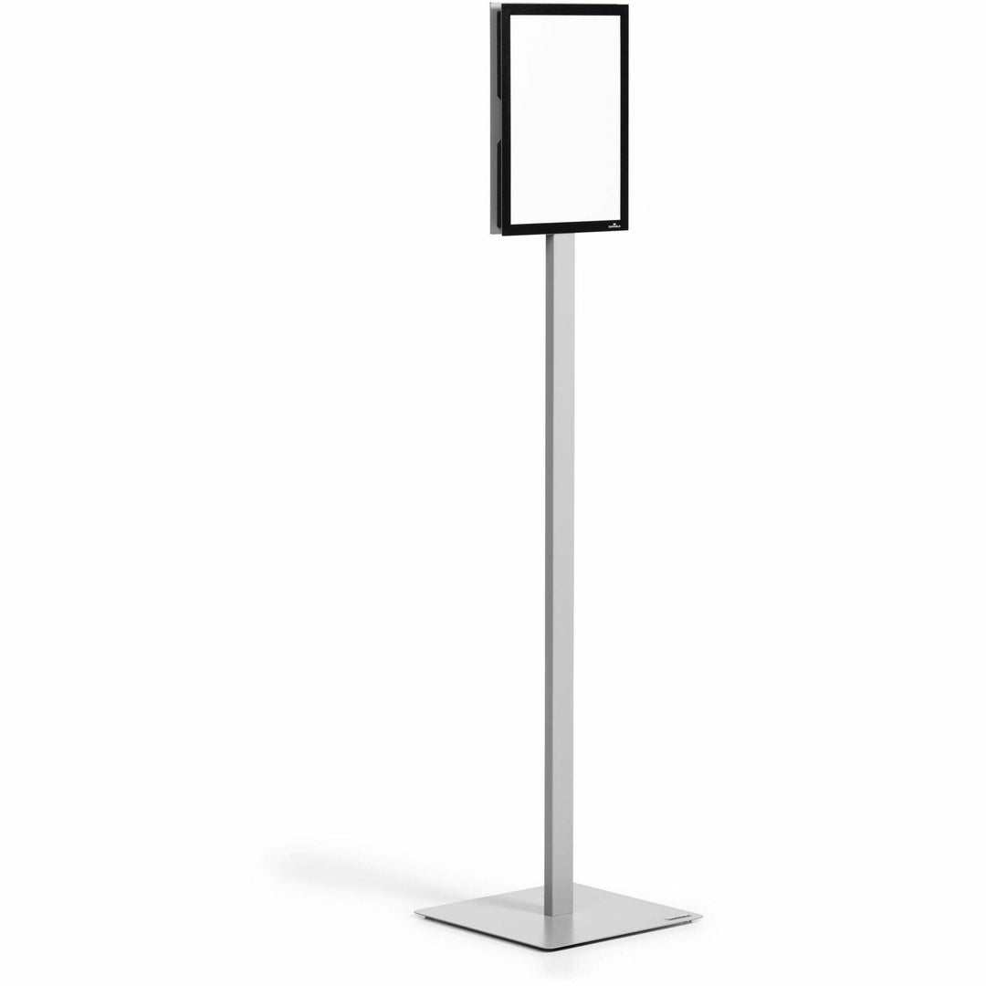 Image of Durable® Info Stand Basic Floor Stand, 51.57" Tall, Black Stand, 8.5 x 11 Face