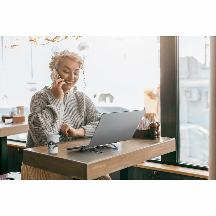 Image of Durable Office Products Laptop Stand,Tilt Angle/AdjstHeight,6-1/2"x9-2/5"x5-1/2",SR