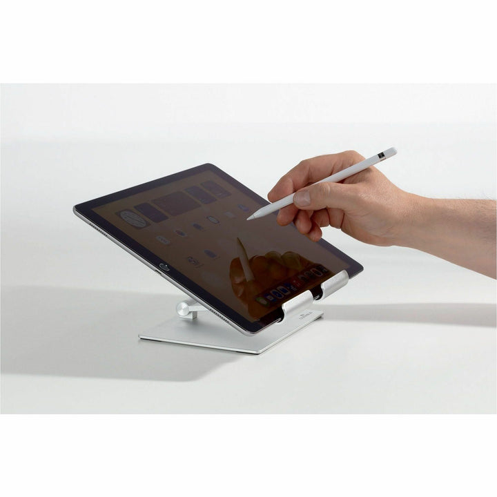 Image of Durable® Adjustable Tablet Stand, Silver