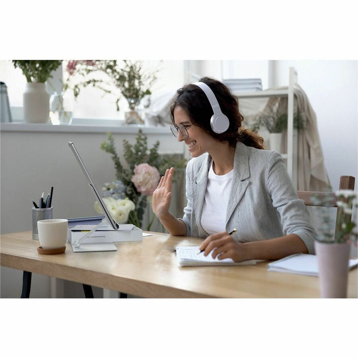 Image of Durable® Adjustable Tablet Stand, Silver