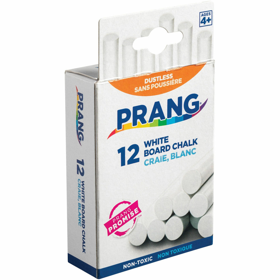 Image of Dixon® Chalk Sticks,Dustless,3-1/4"x3/8",12/BX,6BX/PK,2PK/BD,WE