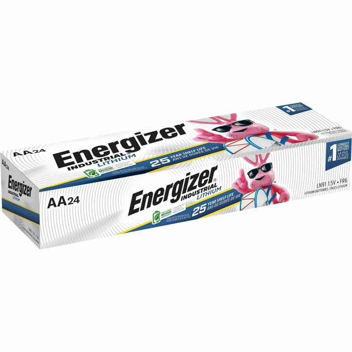 Image of Energizer® Industrial Lithium Aa Battery, 1.5 V, 4/pack