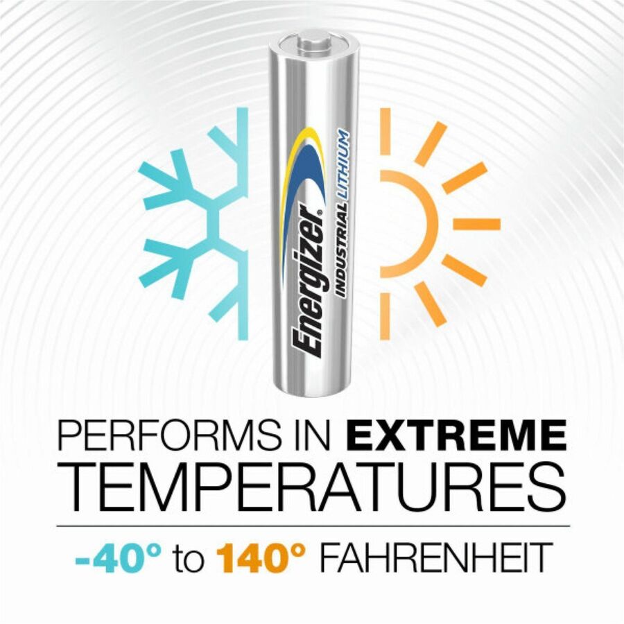 Image of Energizer® Industrial Lithium Aaa Battery, 1.5 V, 4/pack, 6 Packs/box