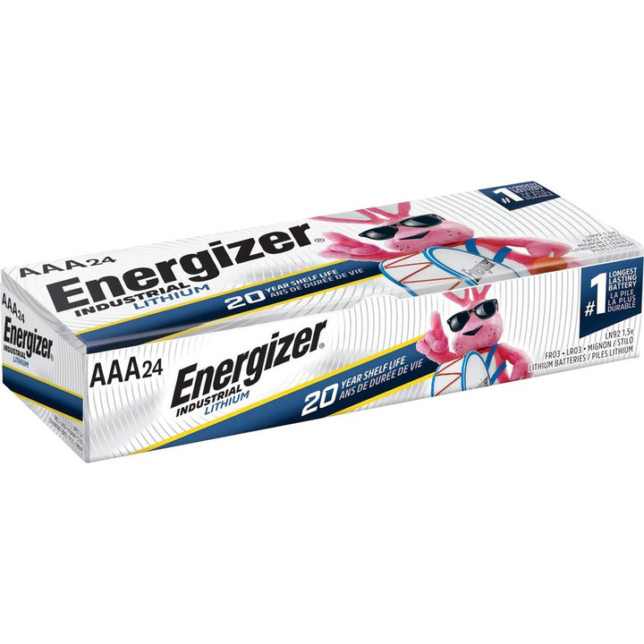 Image of Energizer® Industrial Lithium Aaa Battery, 1.5 V, 4/pack, 6 Packs/box