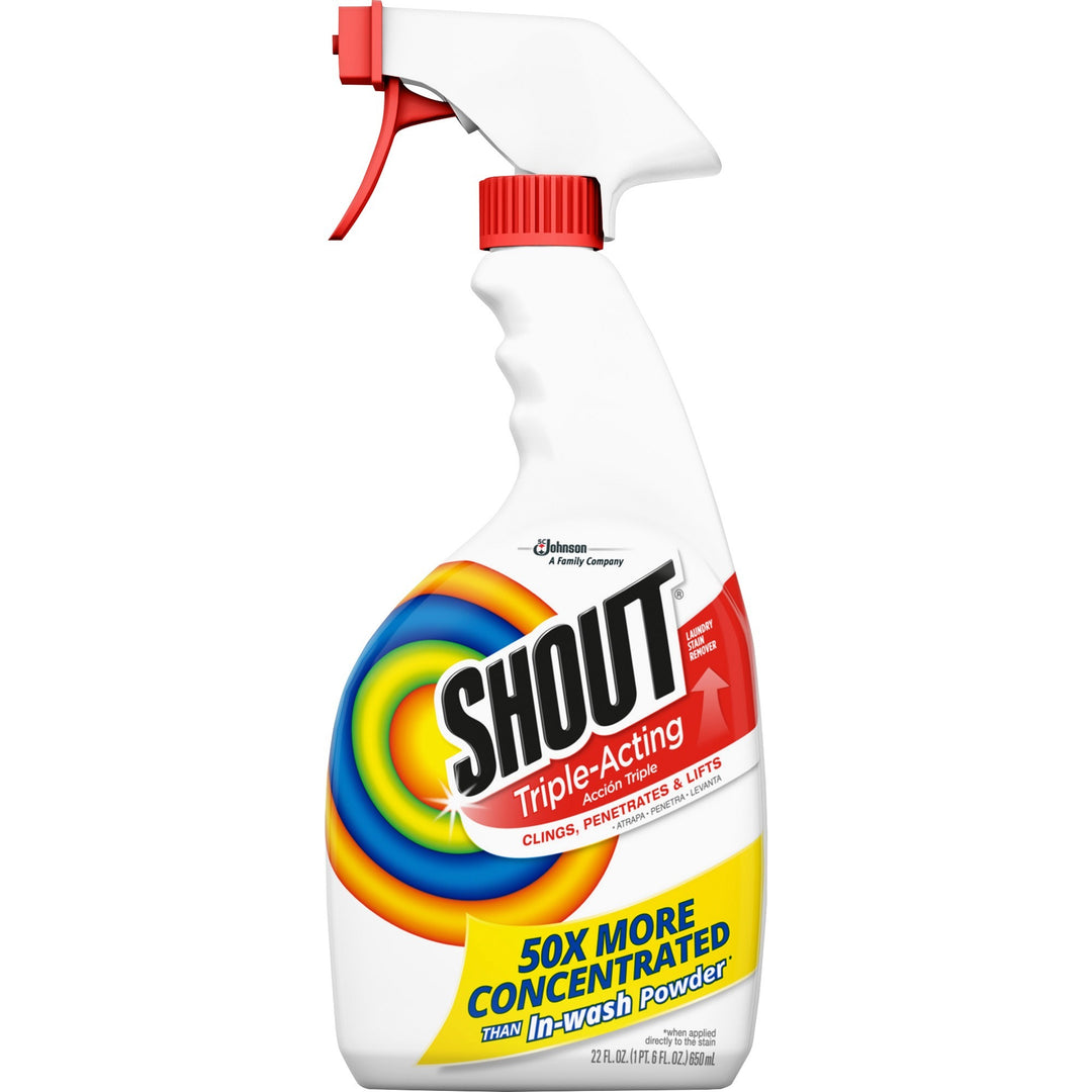 Image of Shout® Laundry Stain Treatment, Pleasant Scent, 22 Oz Trigger Spray Bottle