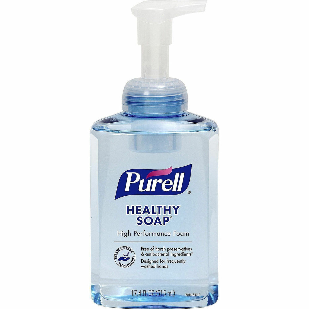 Image of PURELL® 5014-04 CRT HEALTHY SOAP High Performance Foam, 17.40 fl oz, Pump Bottle Dispenser, Dirt Remover, Kill Germs, Hand, Clear, 1 Each
