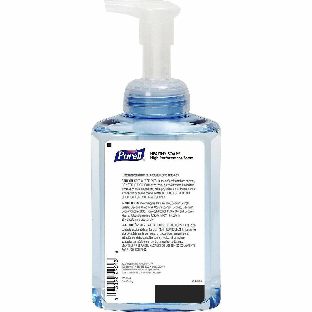 Image of PURELL® 5014-04 CRT HEALTHY SOAP High Performance Foam, 17.40 fl oz, Pump Bottle Dispenser, Dirt Remover, Kill Germs, Hand, Clear, 1 Each