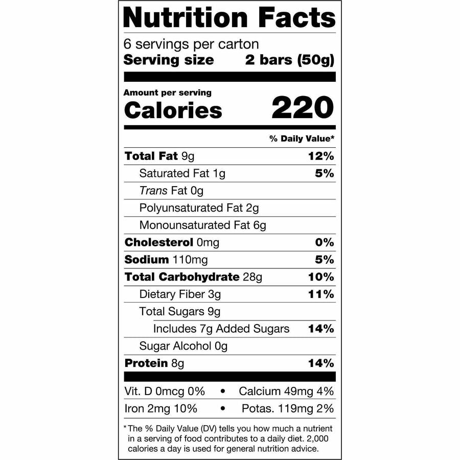 Image of KIND 41935 Breakfast Protein Bars, Gluten-free, Dairy-free, Peanut-free, Low Sodium, Almond Butter, 1.76 oz, 6 / Box