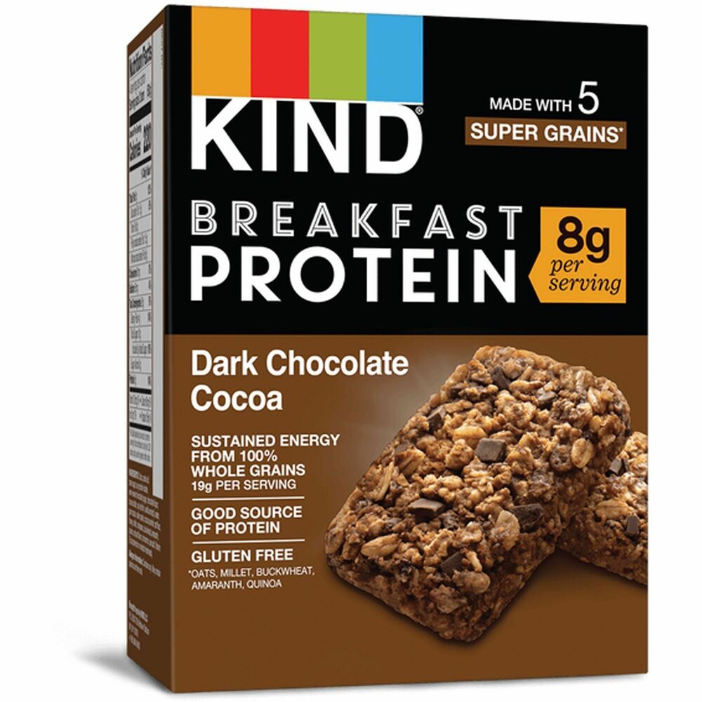 Image of KIND Breakfast Protein Bars, Dark Chocolate Cocoa, 6/BX