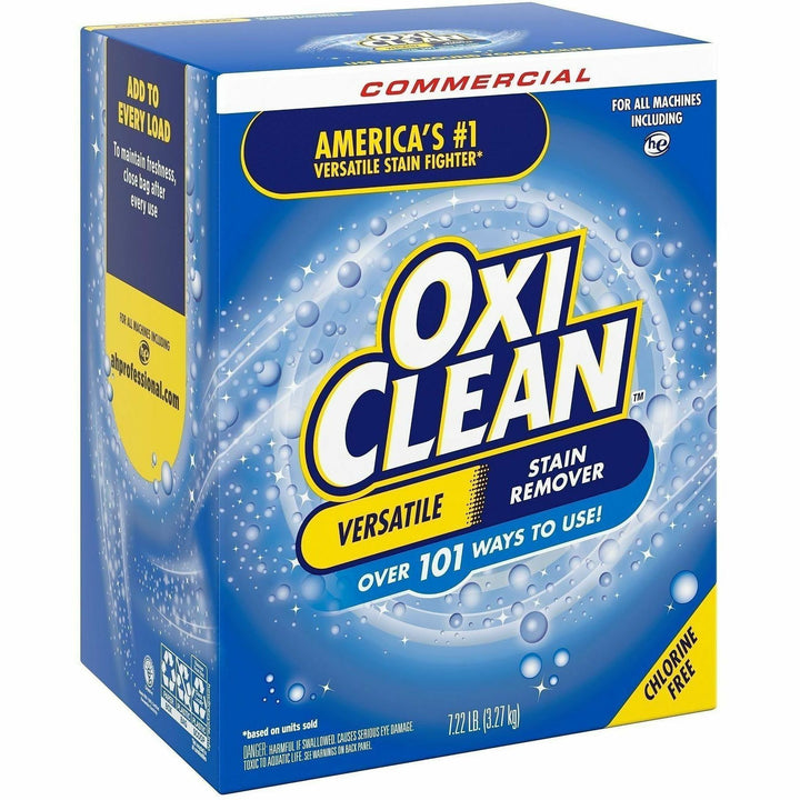 Image of OxiClean 00069 Stain Remover Powder, 115.52 oz (7.22 lb), Chlorine-free, Color Safe, Blue, 1 Each