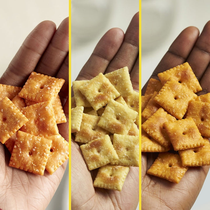 Image of Cheez-It 94027 Variety Pack, Individually Wrapped, Original, White Cheddar, Cheddar Jack Cheese, 12.10 oz, 12 / Box