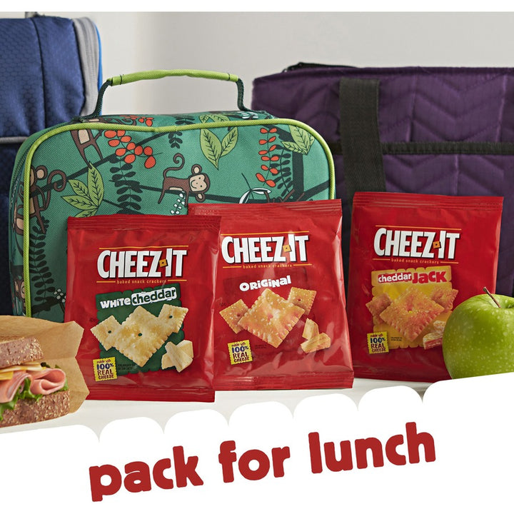 Image of Cheez-It 94027 Variety Pack, Individually Wrapped, Original, White Cheddar, Cheddar Jack Cheese, 12.10 oz, 12 / Box