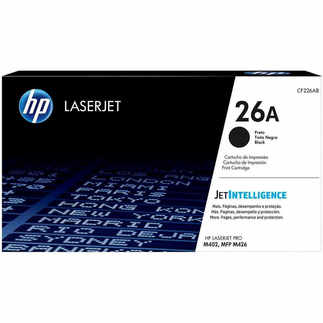 Image of HP 26A 2-pack Black Original LaserJet Toner Cartridges, 3100 Pages, 2 / Carton