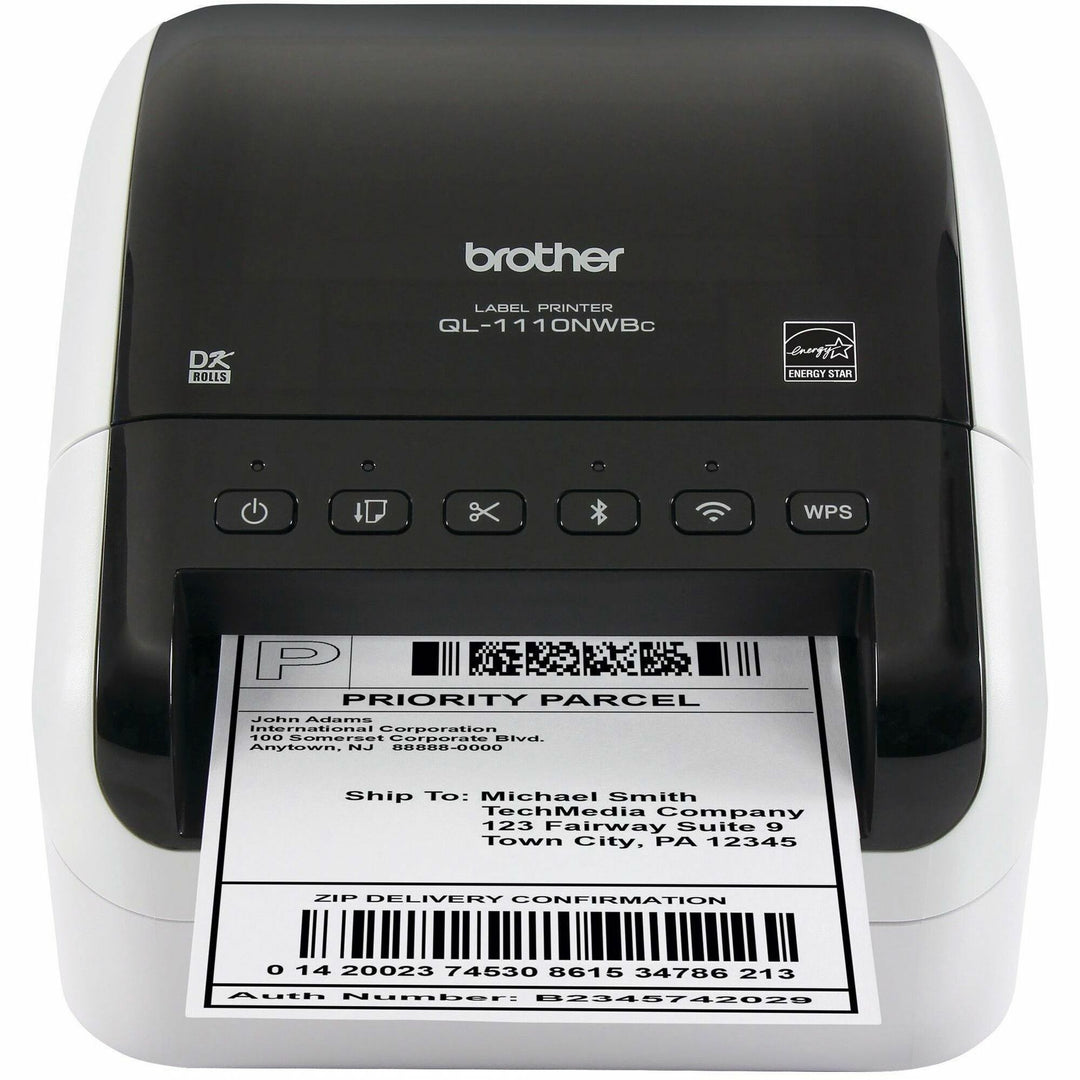 Image of Brother Label Printer,Direct Thermal,Wireless,6.7"x5.9"x8.7",MI
