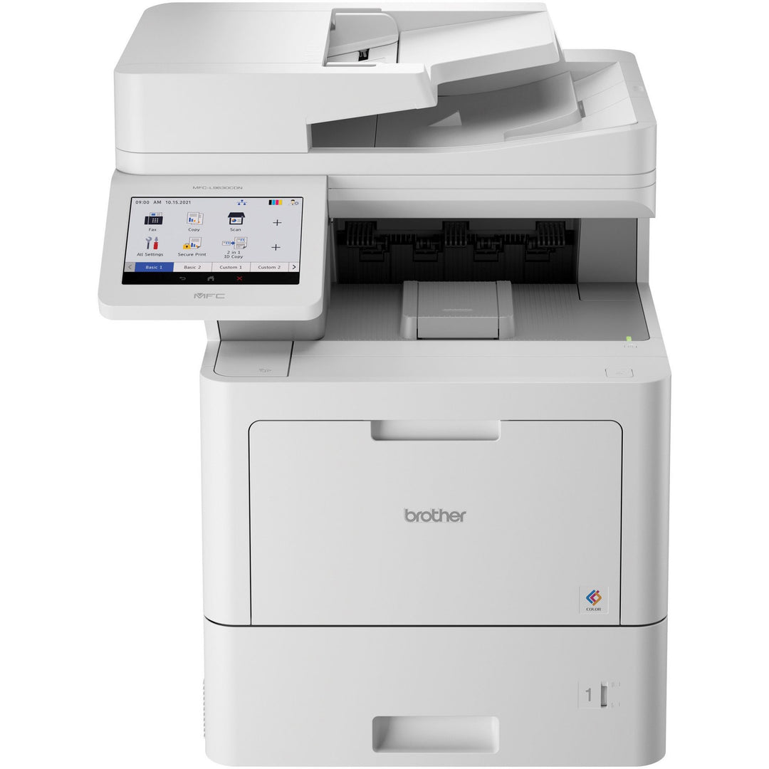 Image of Brother Printer,Copy/Scan/Fax,ADF,Duplex,42ppm,19.8"x21.3"x23",WE