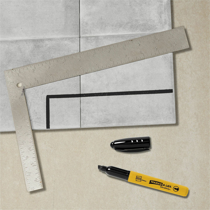 Image of Avery® Markers,Permanent,Industrial,Chisel,0.5mm,3/PK,BK/RD/BE