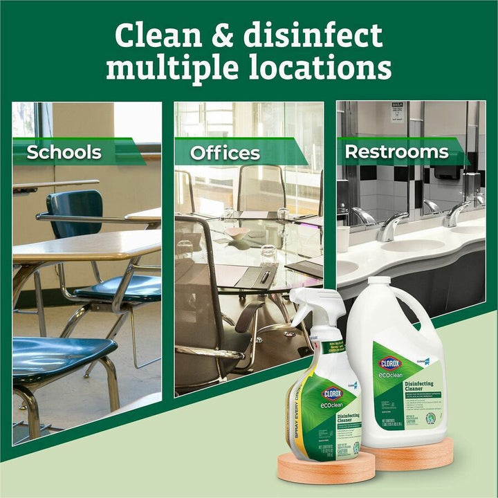 Image of Clorox® Disinfecting Cleaner,EcoClean,Refill,128 fl oz,GN/WE
