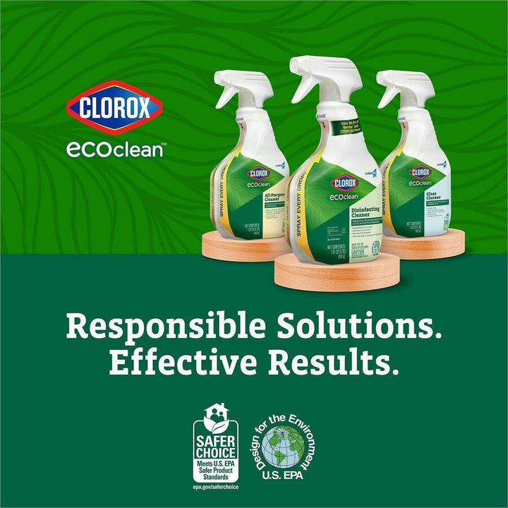 Image of Clorox® Disinfecting Cleaner,EcoClean,Refill,128 fl oz,GN/WE