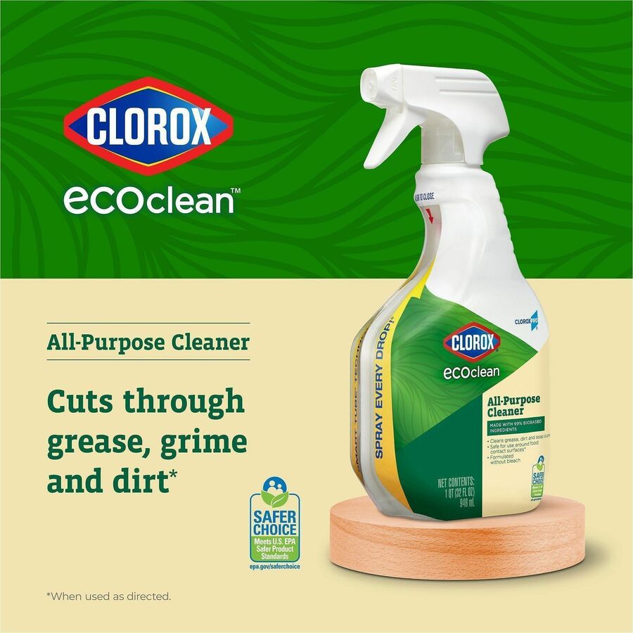Image of Clorox® Cleaner,All-Purpose,Kitchen/Bathroom,Refill,128 fl oz,GN/WE