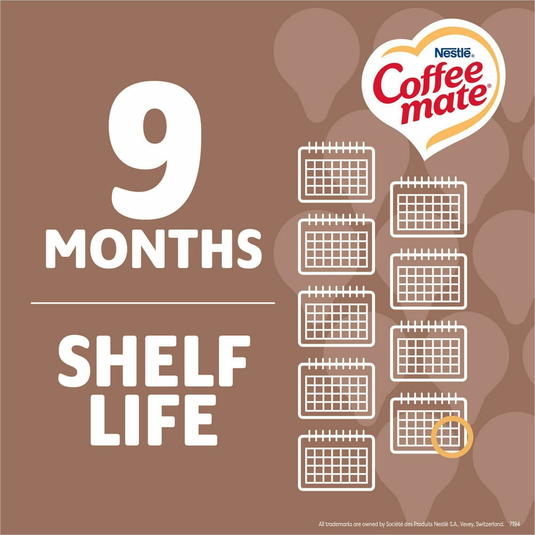 Image of Coffee mate 19891 Oat Milk Vanilla Liquid Creamer Singles, Vanilla FlavorTub, 50 / Box