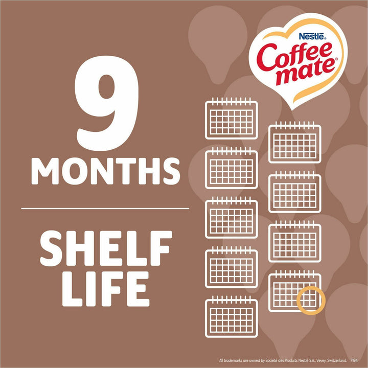 Image of Coffee mate 19891 Oat Milk Vanilla Liquid Creamer Singles, Vanilla FlavorTub, 50 / Box