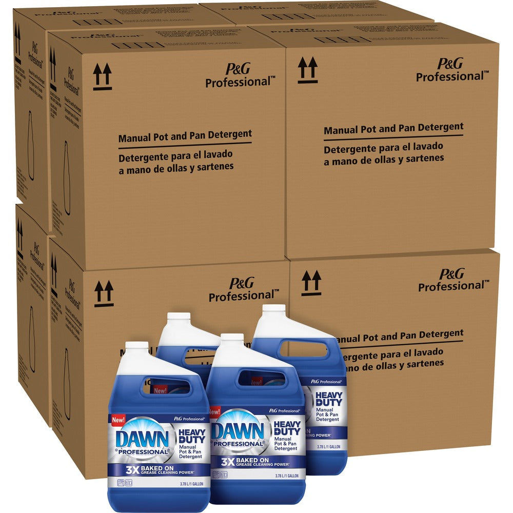 Image of Proctor & Gamble Detergent,f/Pot/Pan/Dish,Hvy-Dty,Liquid,1Gal,4/CT,192/PL,BE