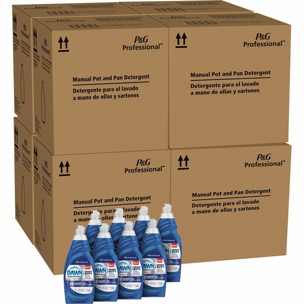 Image of Proctor & Gamble Detergent,f/Pot/Pan/Dish,Hvy-Dty,Liquid,38oz,8/CT,64/PL,BE