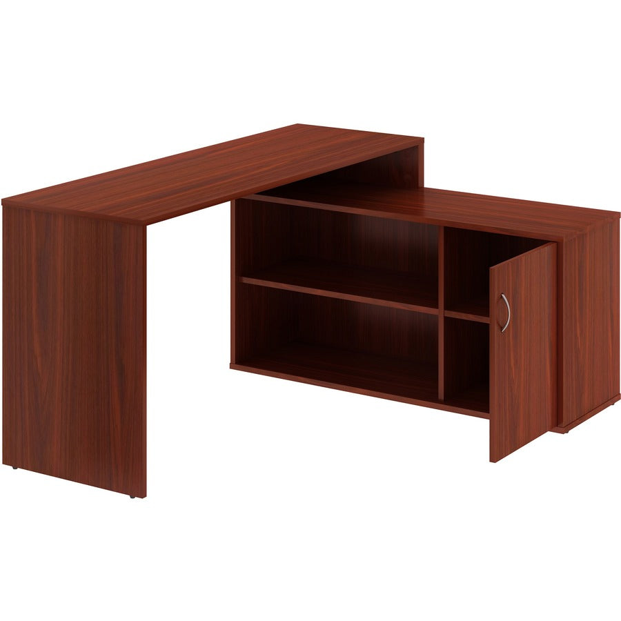 Image of LYS DK103RRMH L-Shape Workstation with Cabinet