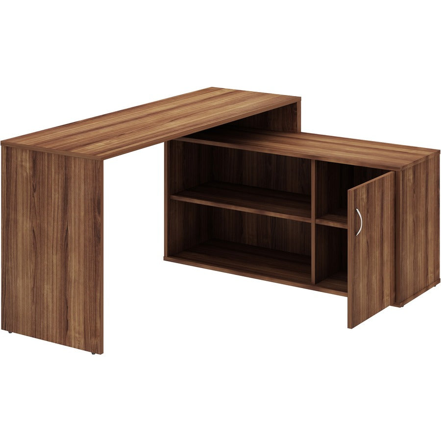 Image of LYS DK103RRWT L-Shape Workstation with Cabinet