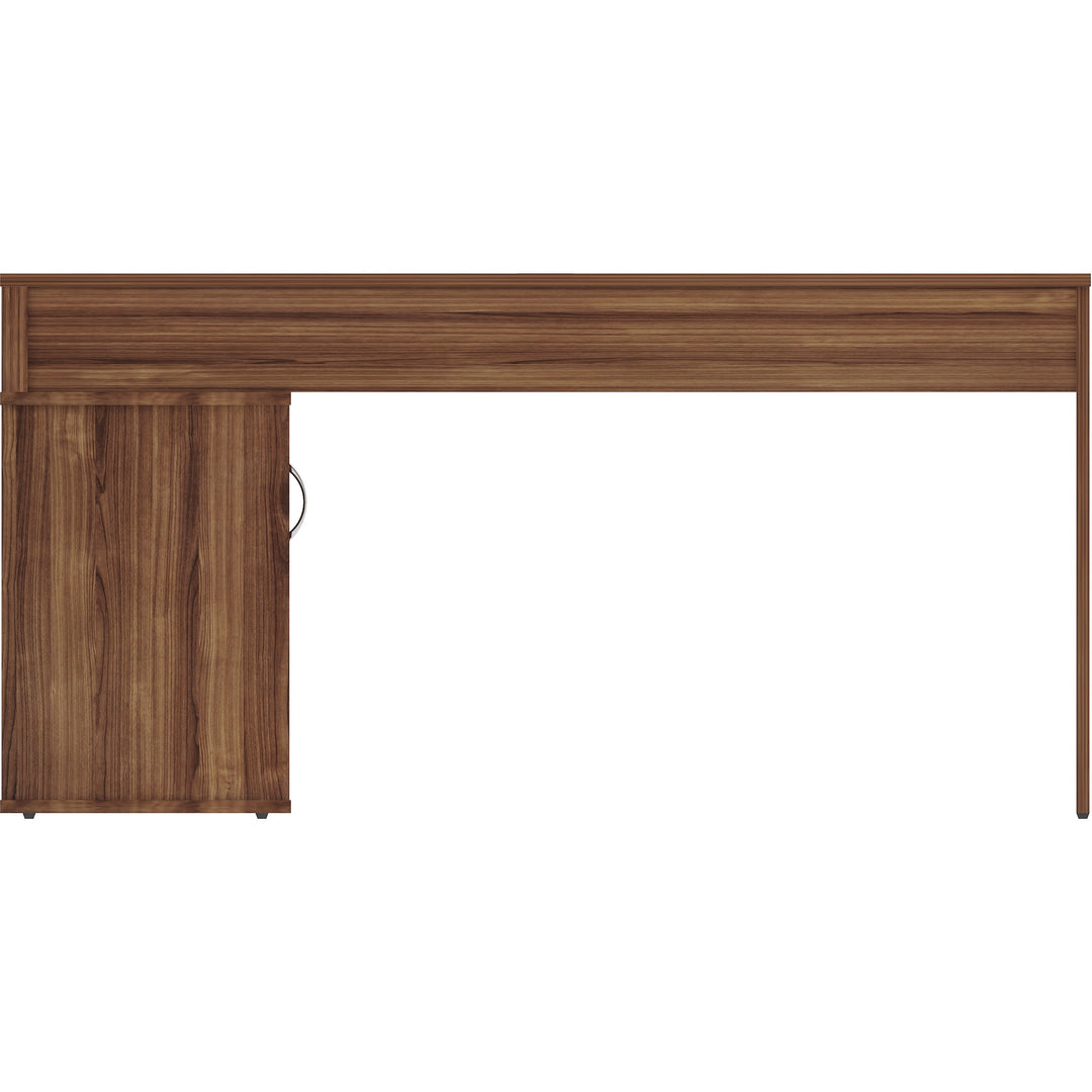Image of LYS DK103RRWT L-Shape Workstation with Cabinet