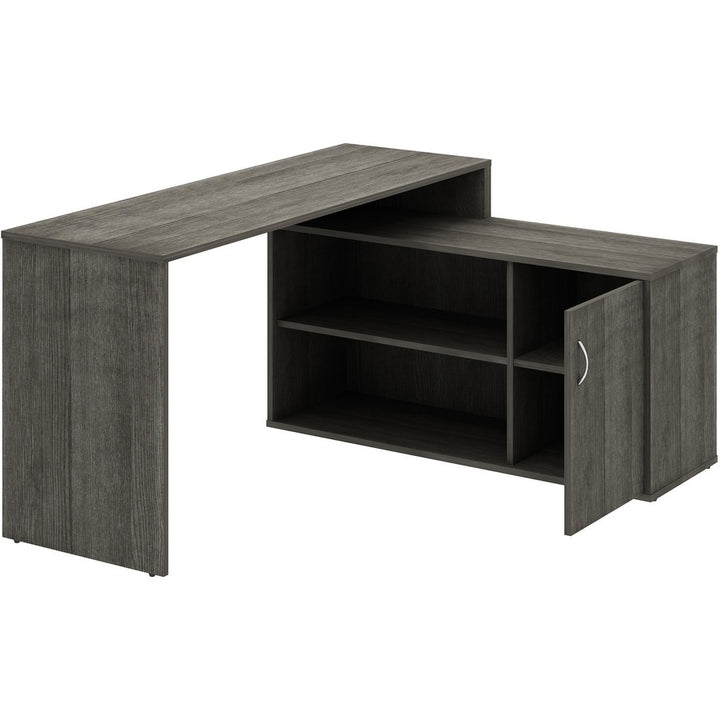 Image of LYS DK103RRWC L-Shape Workstation with Cabinet
