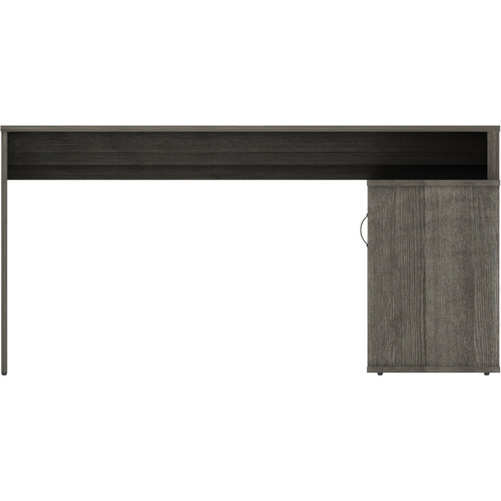 Image of LYS DK103RRWC L-Shape Workstation with Cabinet