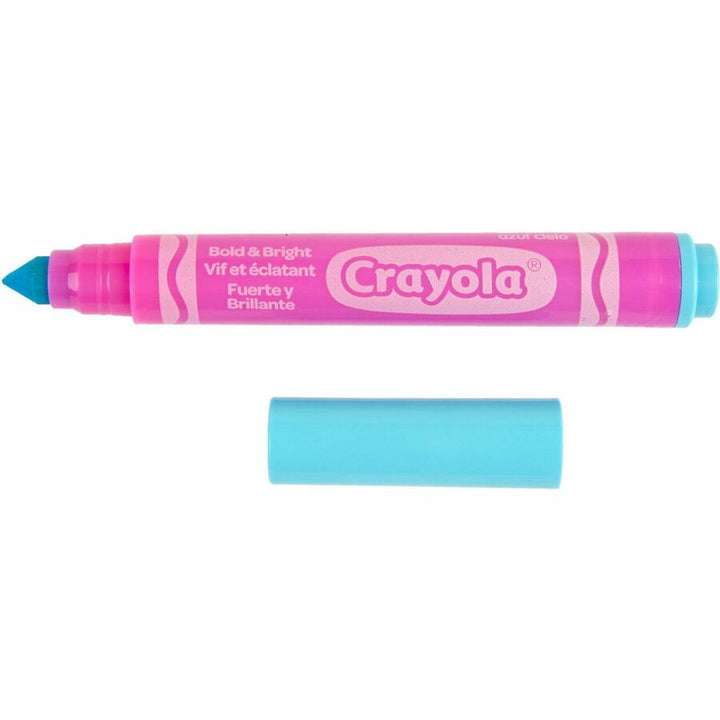 Image of Crayola 587735 Bright/Bold Broad Line Markers, Washable, Assorted Ink, Water Based, Assorted Barrel, 10 / Pack
