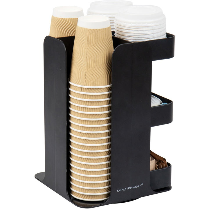 Image of Mind Reader Anchor CUPOSPIN 8-Compartment Condiment Carousel