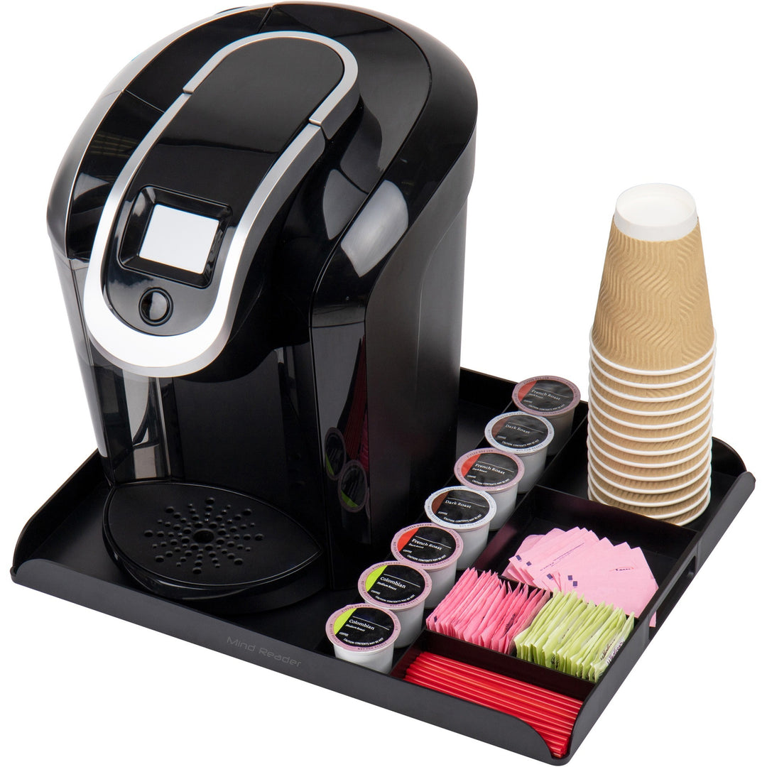 Image of EMS Mind Reader LLC Coffee Organizer,7 Compartments,17.5"x13.25"x1.25",BK