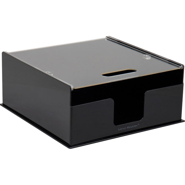Image of EMS Mind Reader LLC Plate Dispenser,w/Lid,Plastic,27.9"x27.9"x12.7",BK