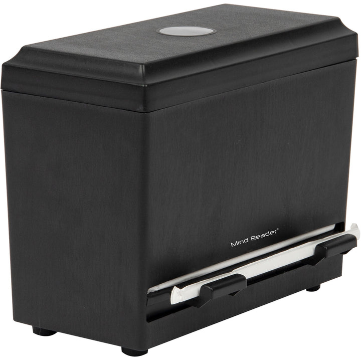 Image of EMS Mind Reader LLC Straw Dispenser,250 Cap,Top-Loading,9.25"x4.5"x7.5",BK
