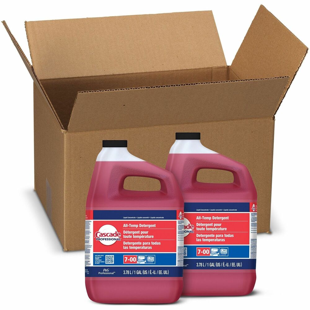 Image of Proctor & Gamble Dishwash Detergent,All-Temp,1 Gal,2/CT,RD