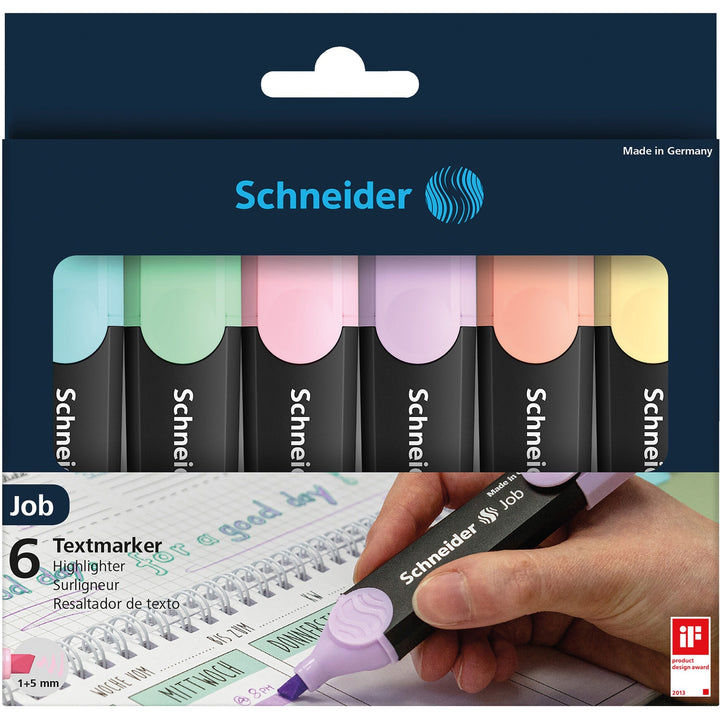 Image of Schneider 115097 Job Pastel Highlighters