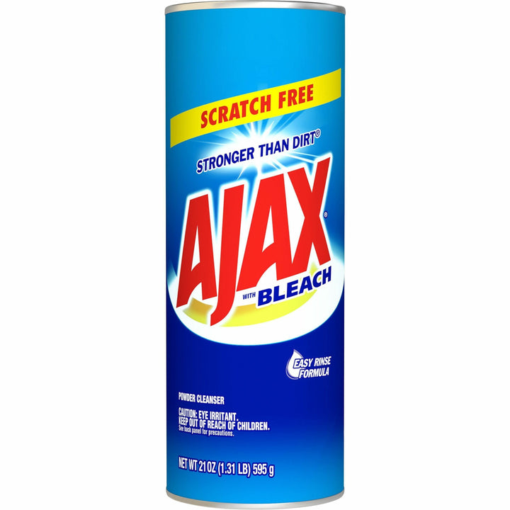 Image of AJAX 61034403 Powder Cleanser With Bleach, 21 oz (1.31 lb), Non-scratching, Phosphate-free, White, 1 Each
