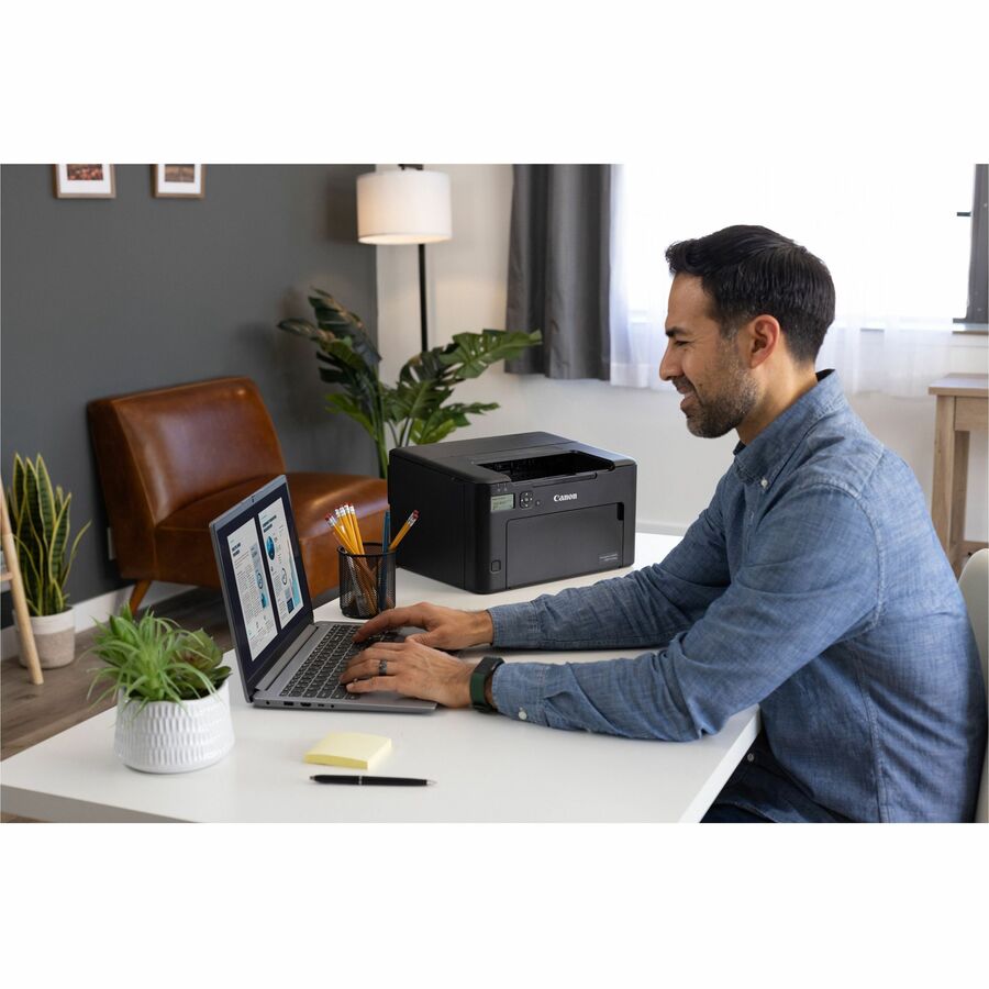 Image of Canon® Printer,Monochrome,Wireless,2-Sided,14.4"x15.4"x14.6",BK