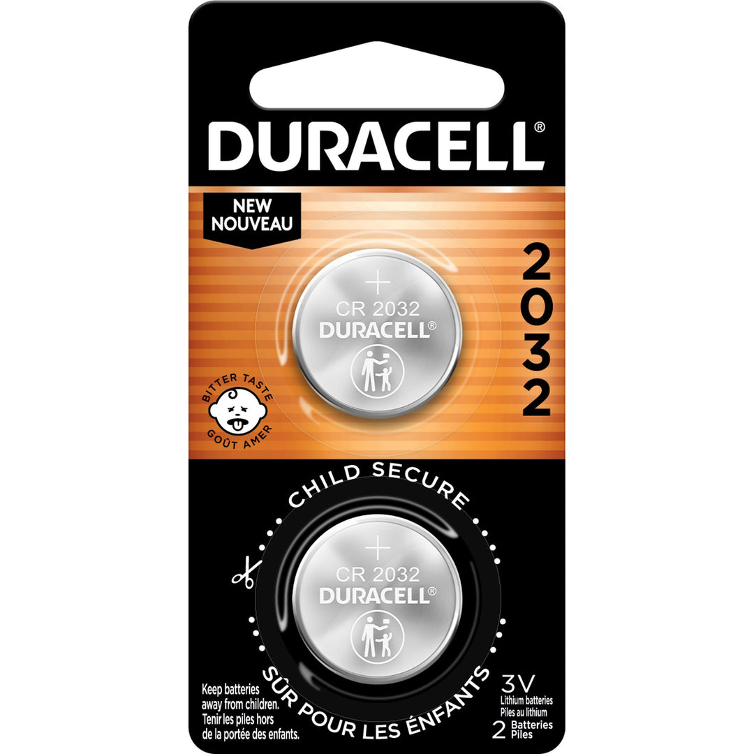 Image of Duracell DL-2032B/2 2032 Lithium Button Cell Batteries