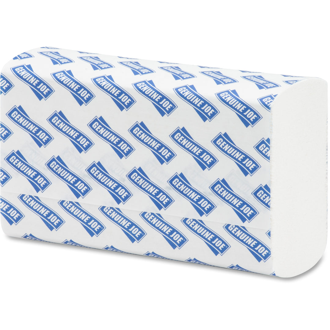 Image of Genuine Joe Multifold Towels,Z-Fold,9-1/5"x9-2/3",250/PK,1280/PL,WE