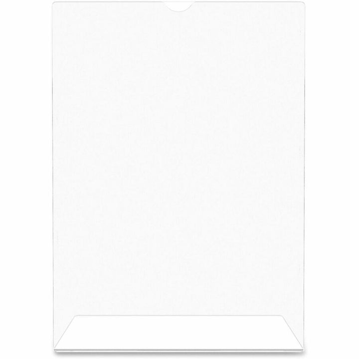 Image of deflecto® Sign Holder, Slanted, Top Load, 8-1/2"x11", 12/CT, Clear